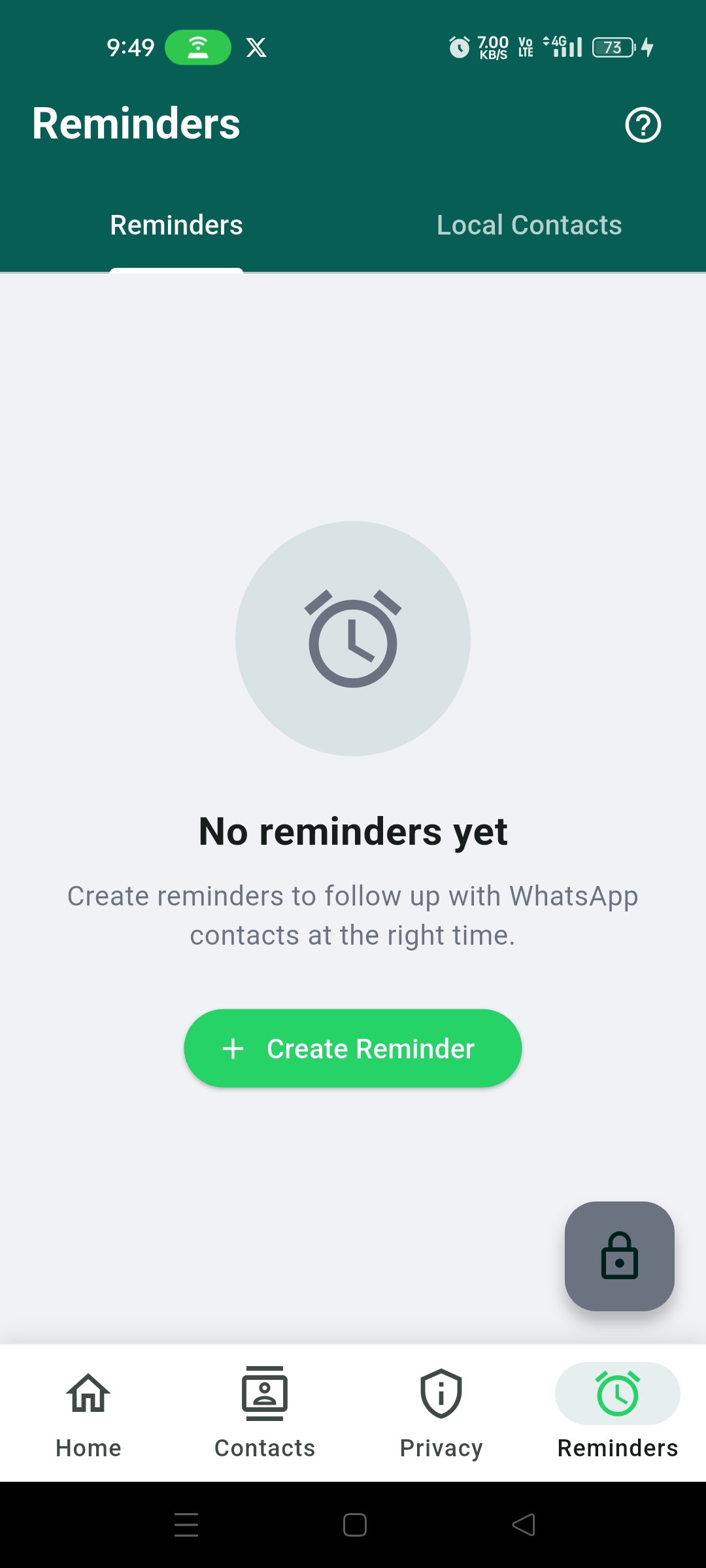 Smart Reminders & Alarms screenshot